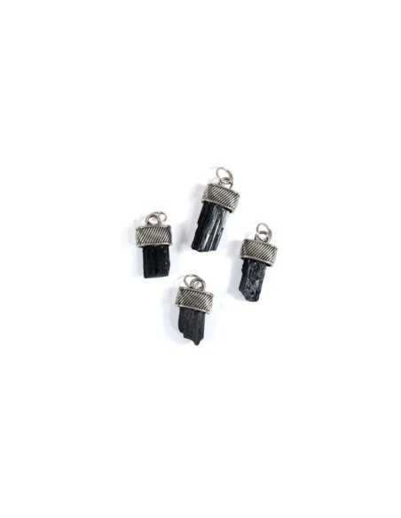 Dijes de cristales engarzados