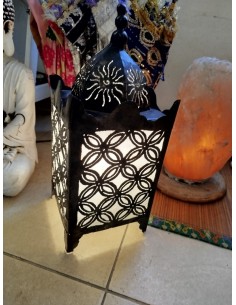 lampara-mezquita-chapa-iluminacion-oriental-decoracion-boho-calado-artesanal 2