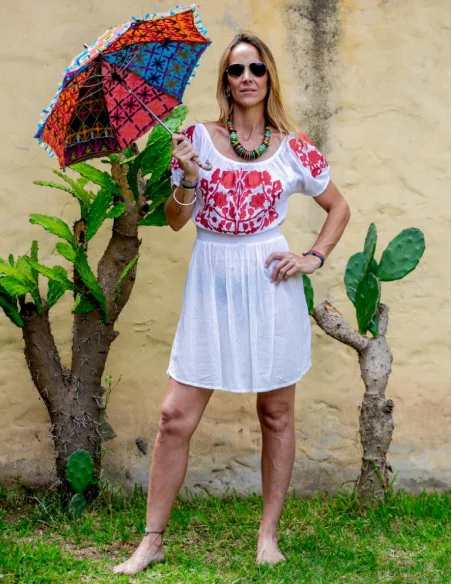 vestido-bordado-boho-chic-fresco-artesanal-blanco-estilo-hindu-kaylash vestido-bordado-boho-chic-fresco-artesanal-blanco-estilo-hindu-kaylash