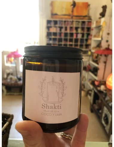 vela-ambar-aromatica-frasco-vidrio-tapa-madera-decoracion-boho-bienestar-kaylash