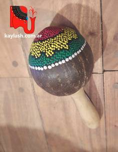 Maraca coco pintado